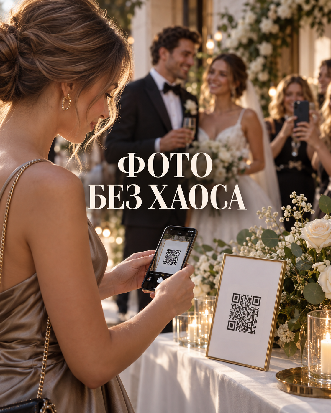 Фото гостей без хаоса: один QR-код и три момента для напоминания