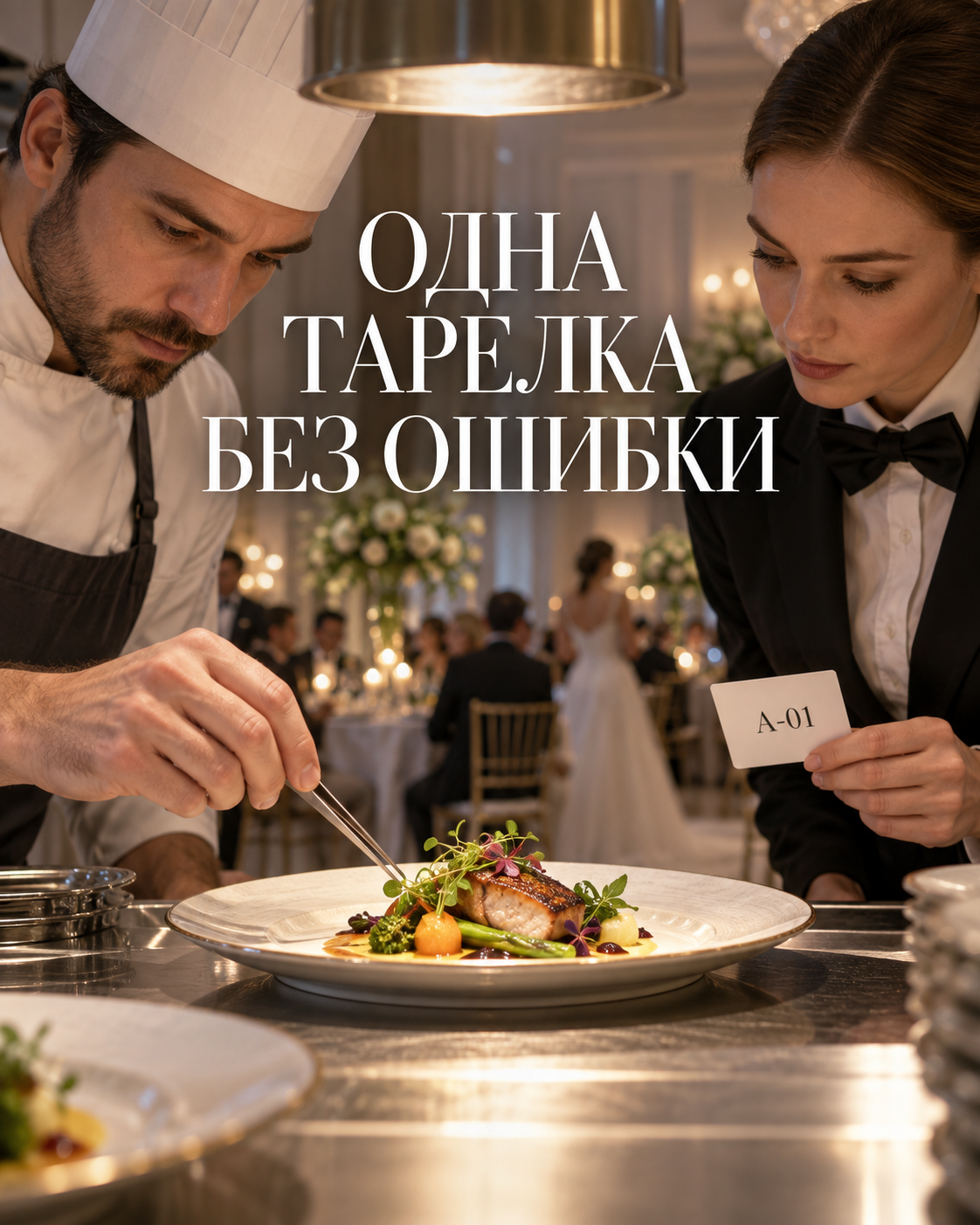 Одна тарелка без ошибки: свадебная подача для гостя с аллергией