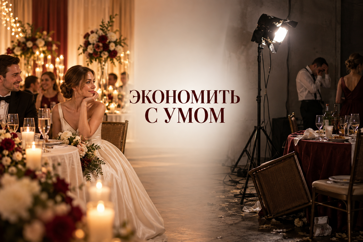 На чём экономить можно, а на чём свадьба развалится