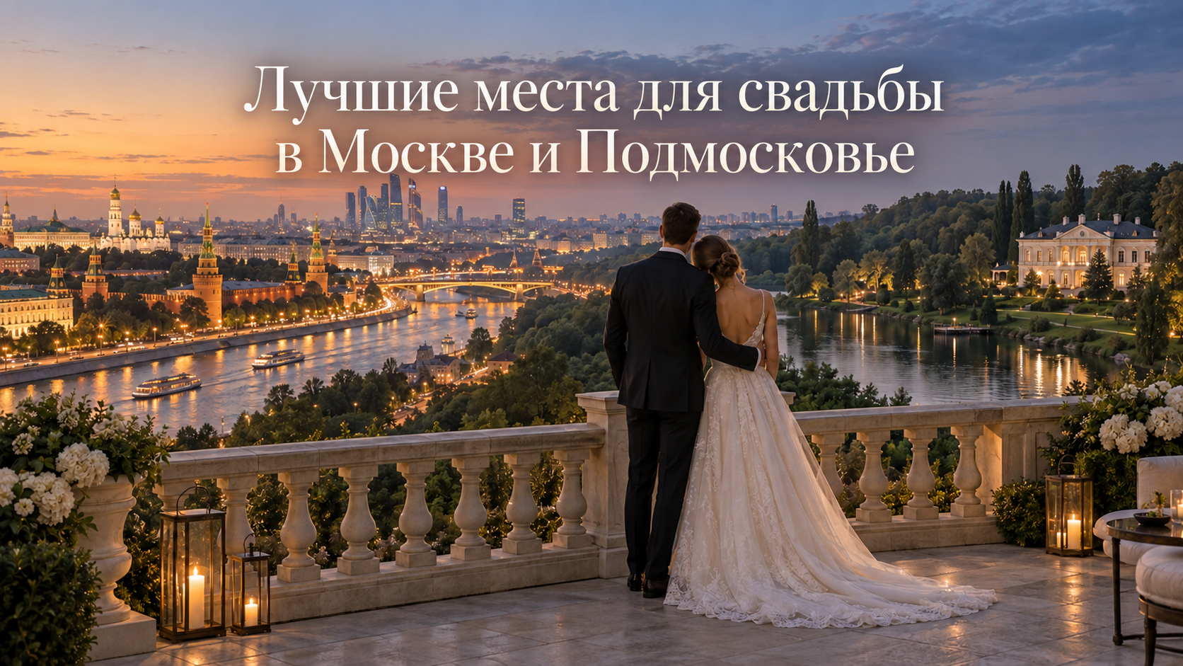 Лучшие места для свадьбы в Москве и Подмосковье