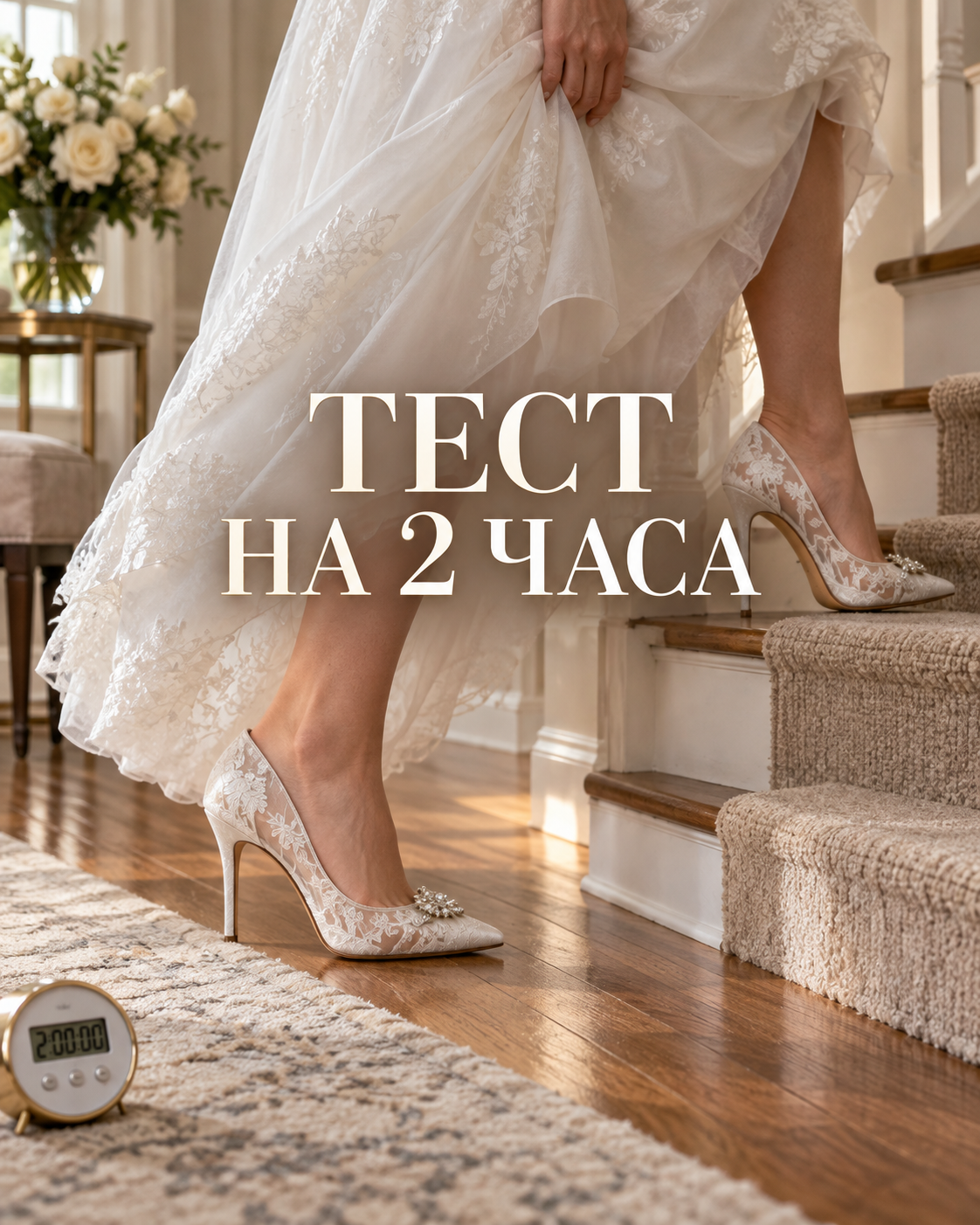 Свадебные туфли: домашний тест на два часа