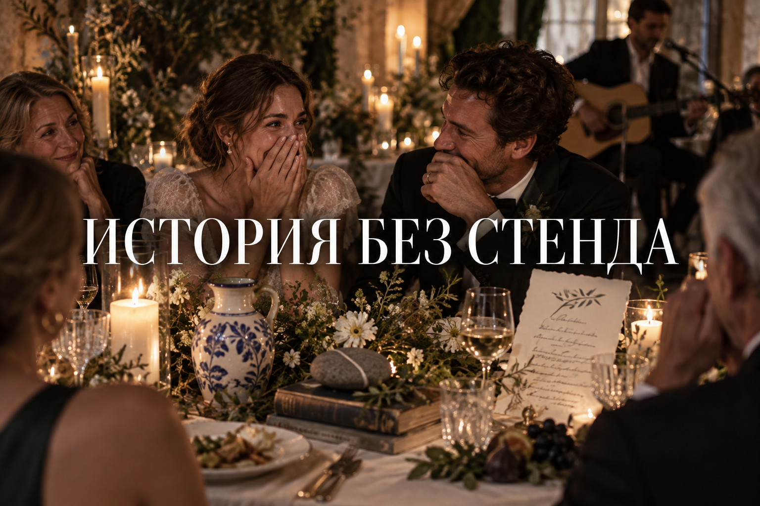 Как рассказать историю пары без стенда с фотографиями