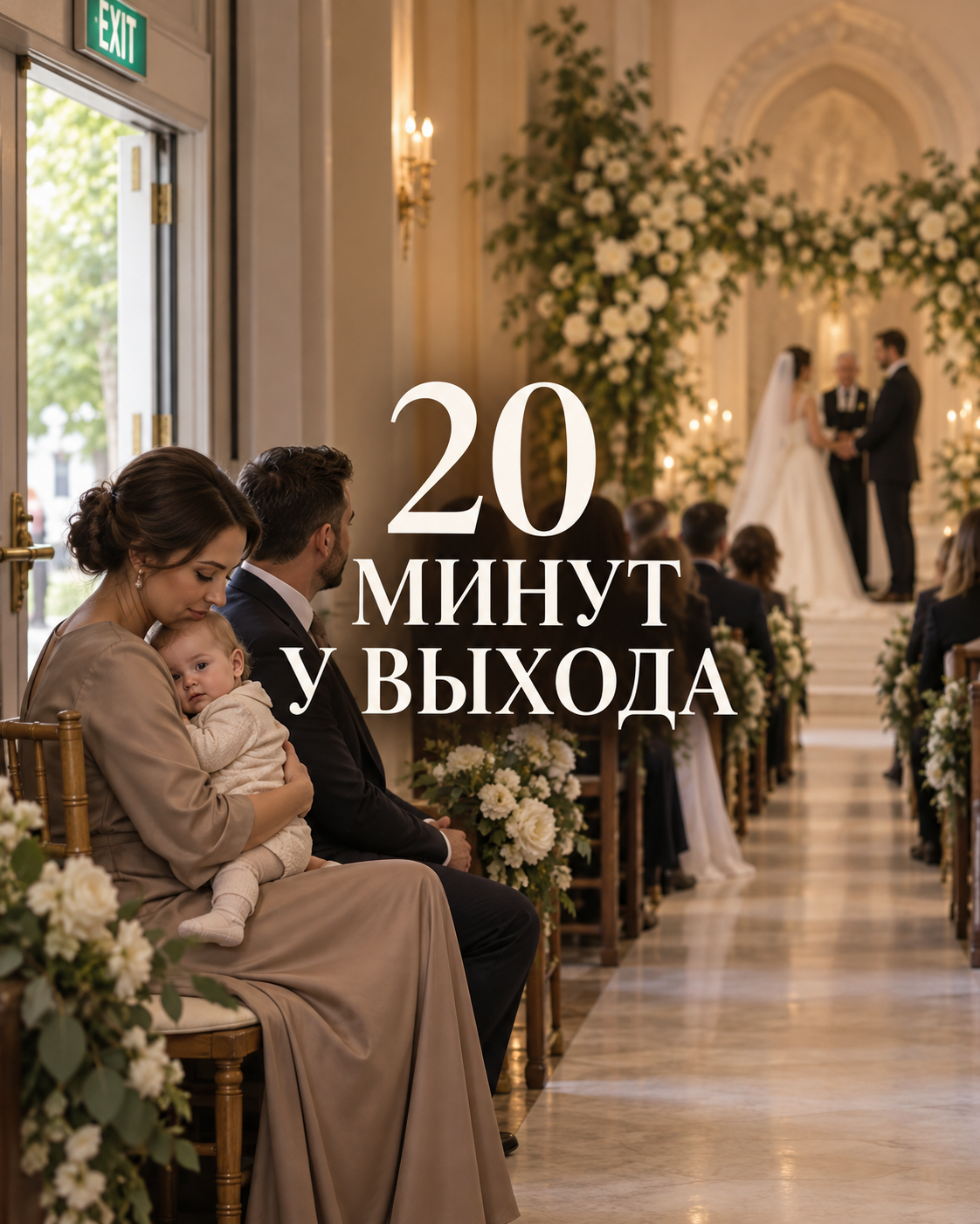 Младенец на церемонии: двадцать минут и место у выхода