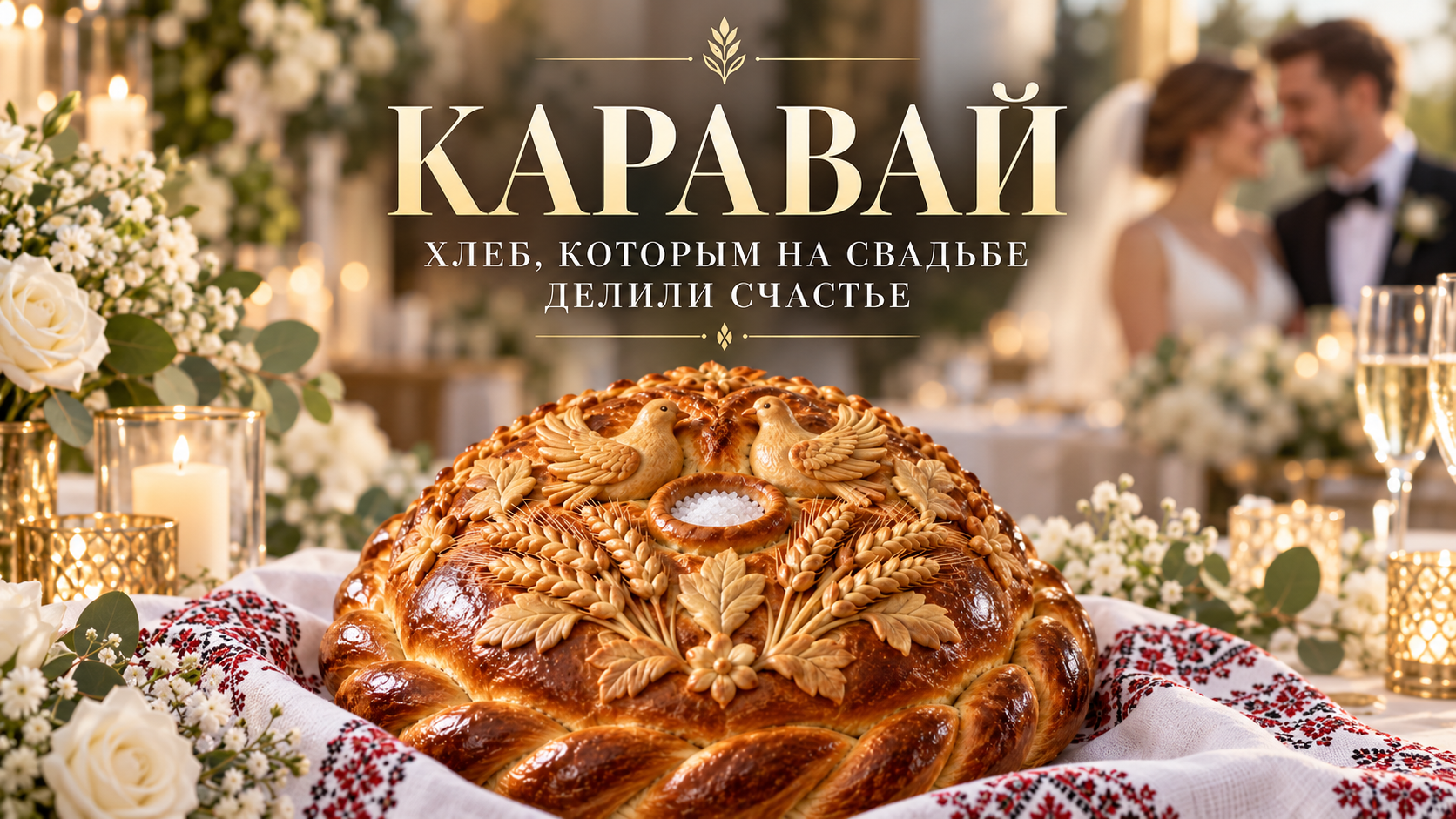 Каравай: хлеб, которым на свадьбе делили счастье