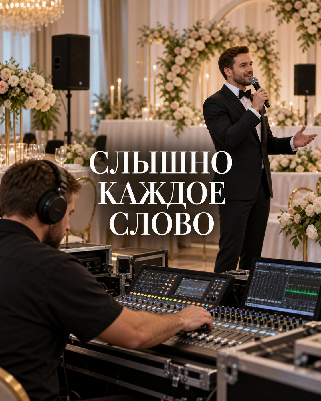 Саундчек свадьбы: шесть точек, где речь должна остаться разборчивой